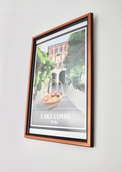 Luxury Apartment With View Como Bagian luar foto
